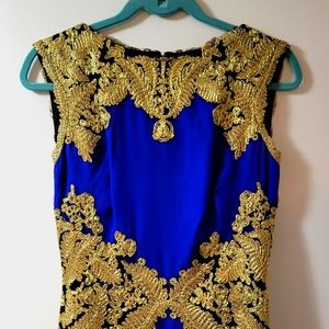 Tadashi Shoji Royal Blue Gown